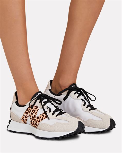 new balance 327 leopard sneakers